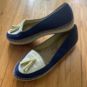 Coach Romy Two-Tone Platform Espadrilles